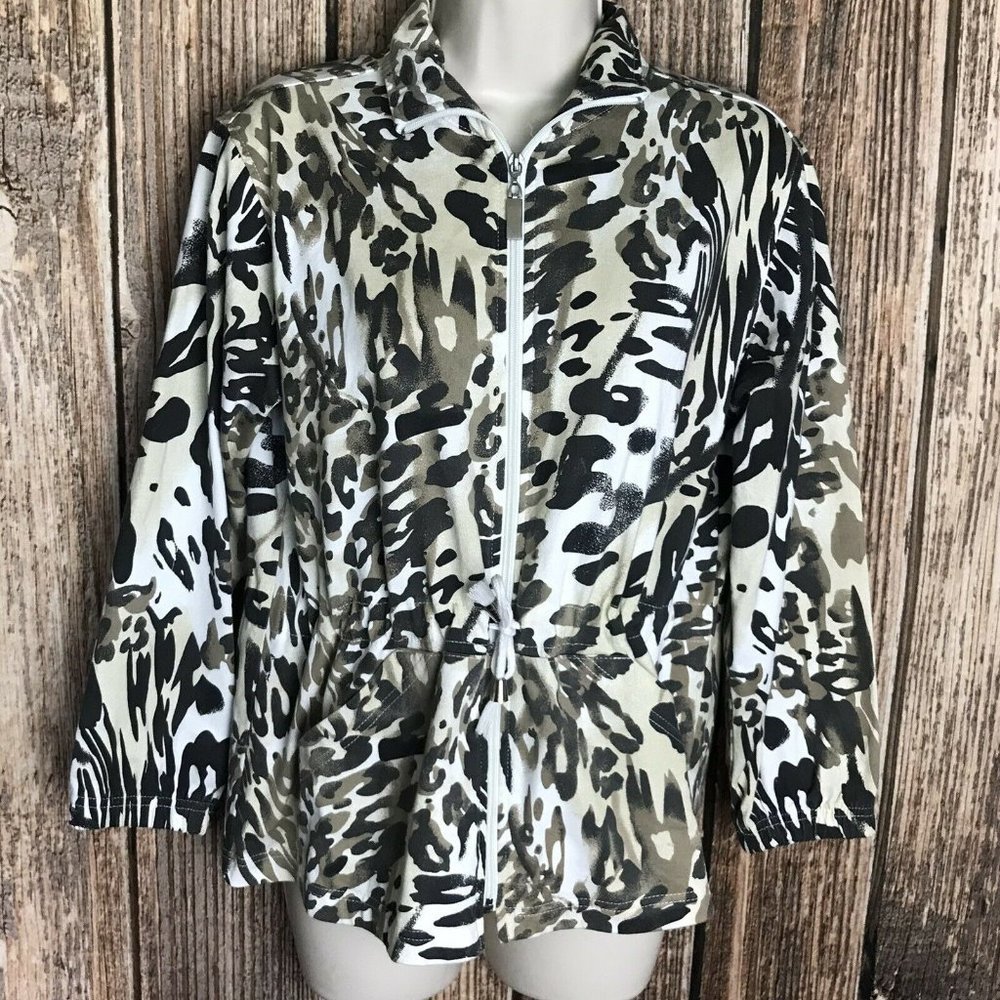 Joni B. Women's Zip Up Jacket ~ Sz PS ~ Brown
